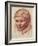 Head of the Artist's Mother, 1910 (Sanguine on Paper)-Mark Gertler-Framed Giclee Print