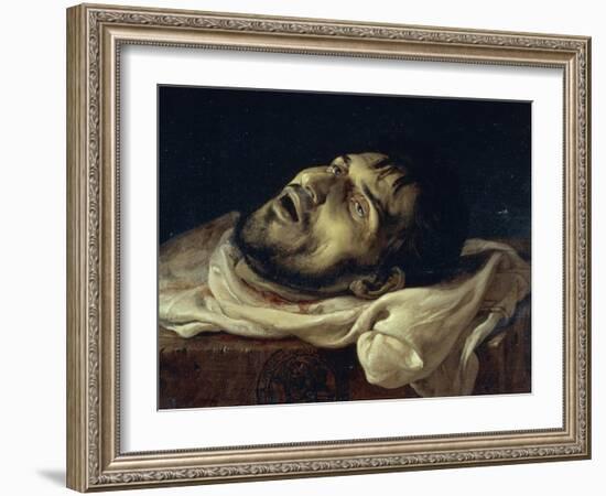 Head of the Count of Carmagnola, 1834-Francesco Hayez-Framed Giclee Print