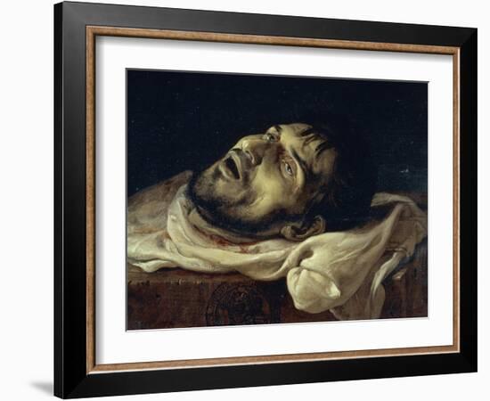 Head of the Count of Carmagnola, 1834-Francesco Hayez-Framed Giclee Print