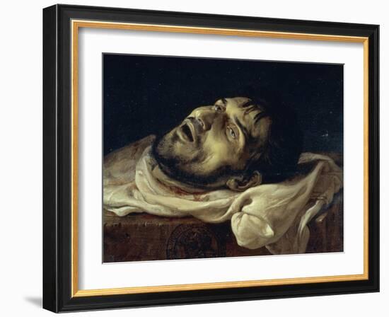 Head of the Count of Carmagnola, 1834-Francesco Hayez-Framed Giclee Print