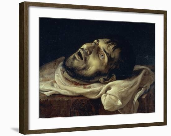 Head of the Count of Carmagnola, 1834-Francesco Hayez-Framed Giclee Print