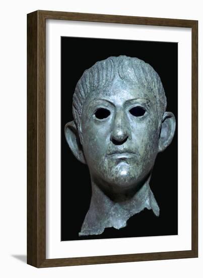 Head of the Emperor Claudius, Roman Britain, 1st century AD. Artist: Unknown-Unknown-Framed Giclee Print