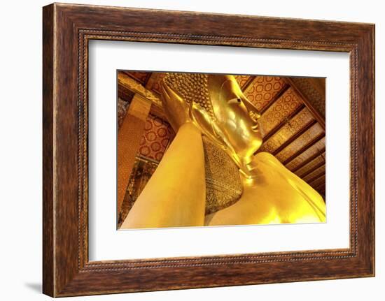 Head of the Large Reclining Buddha-Jean-Pierre De Mann-Framed Photographic Print