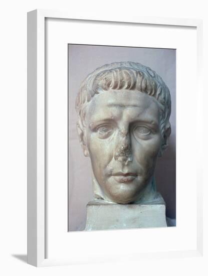 Head of the Roman emperor Claudius, 1st century. Artist: Unknown-Unknown-Framed Giclee Print