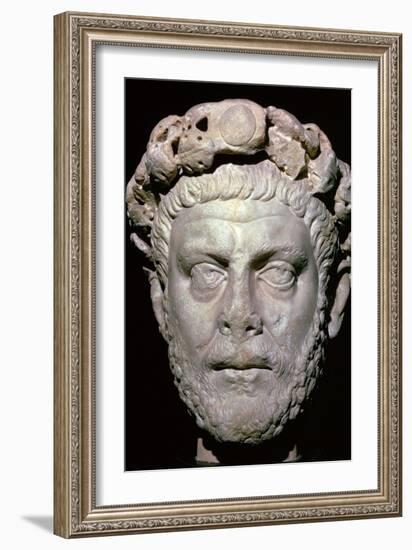 Head of the Roman Emperor Diocletian, 3rd century. Artist: Unknown-Unknown-Framed Giclee Print