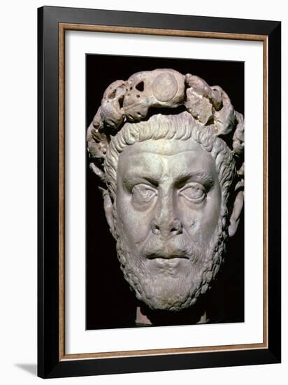 Head of the Roman Emperor Diocletian, 3rd century. Artist: Unknown-Unknown-Framed Giclee Print