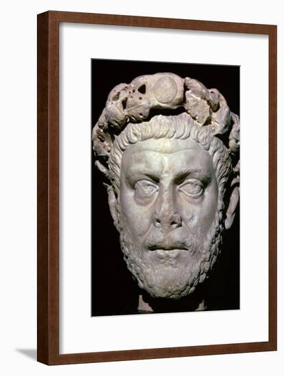 Head of the Roman Emperor Diocletian, 3rd century. Artist: Unknown-Unknown-Framed Giclee Print