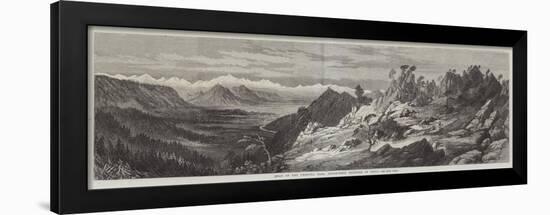 Head of the Umbeyla Pass, North-West Frontier of India-null-Framed Giclee Print