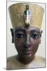 Head of Tutankhamun in Painted Wood, from Tomb of Tutankhamun-null-Mounted Giclee Print