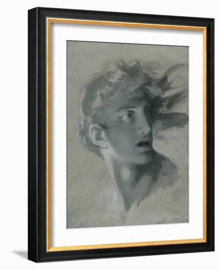 Head of Vengeance, C.1804-Pierre-Paul Prud'hon-Framed Giclee Print