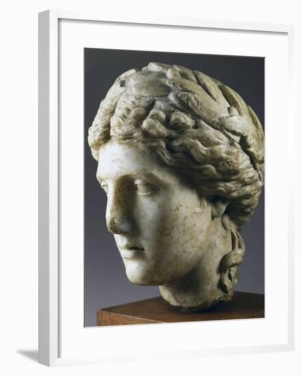 Head of Venus Crowned with Laurel-null-Framed Photographic Print