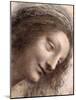 Head of Virgin, 1508-1512-Leonardo Da Vinci-Mounted Giclee Print