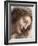 Head of Virgin, 1508-1512-Leonardo Da Vinci-Framed Giclee Print