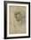 Head of Youth-Michelangelo-Framed Art Print