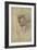 Head of Youth-Michelangelo-Framed Art Print