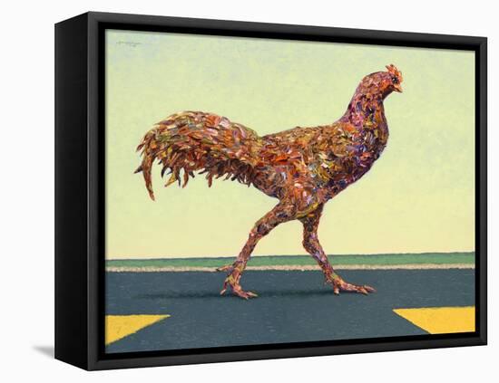 Head-on Chicken-James W Johnson-Framed Premier Image Canvas