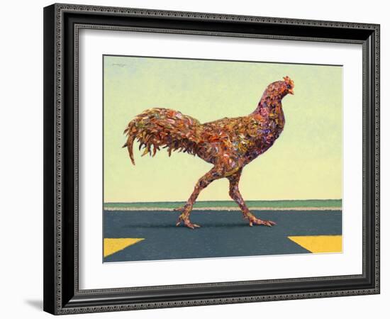 Head-on Chicken-James W Johnson-Framed Giclee Print