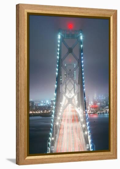 Head On Into The City, Bay Bridge, San Francisco-Vincent James-Framed Premier Image Canvas