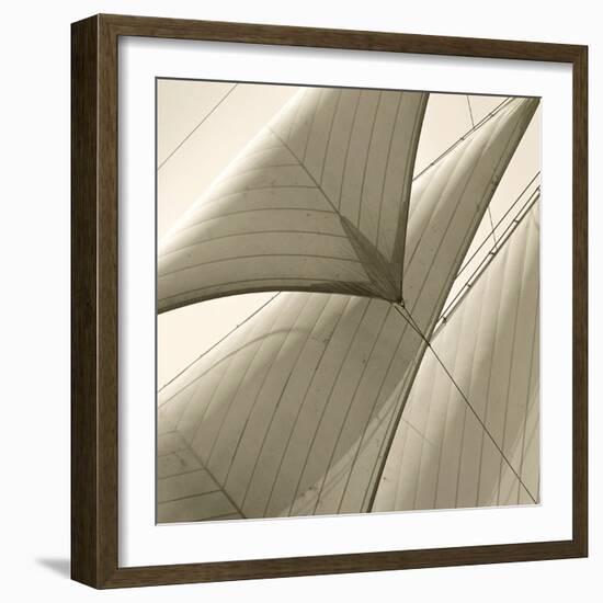 Head Sails of a Schooner-Michael Kahn-Framed Giclee Print