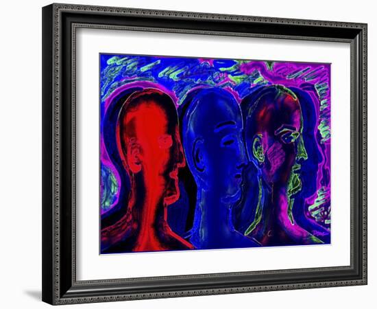 Head Series No.1-Diana Ong-Framed Giclee Print