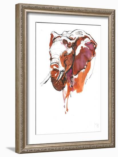 Head Study 6-Mark Adlington-Framed Giclee Print