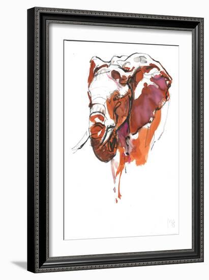 Head Study 6-Mark Adlington-Framed Giclee Print