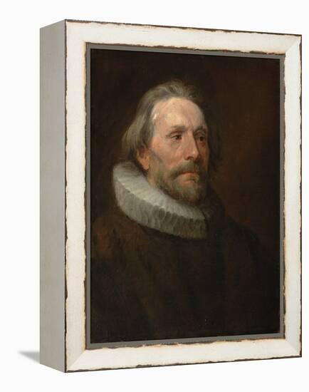 Head Study of a Man in a Ruff (Oil on Canvas)-Anthony Van Dyck-Framed Premier Image Canvas