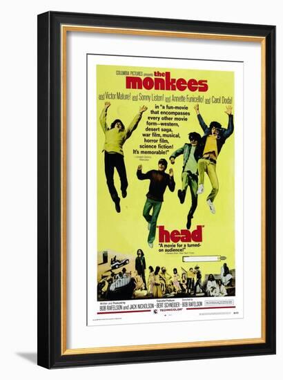 Head, The Monkees-null-Framed Art Print