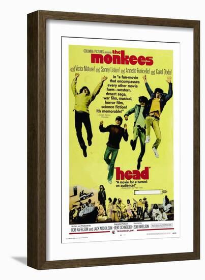 Head, The Monkees-null-Framed Premium Giclee Print