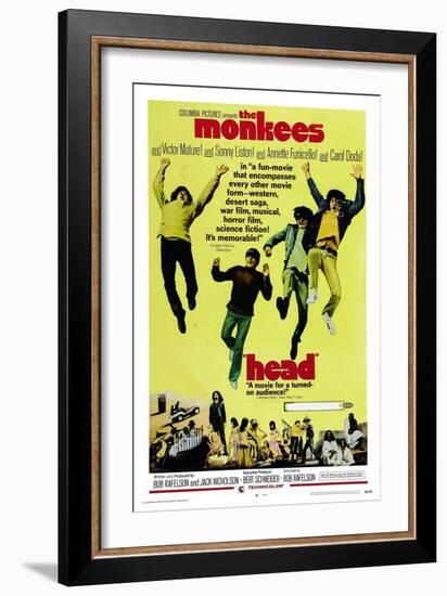 Head, The Monkees-null-Framed Premium Giclee Print