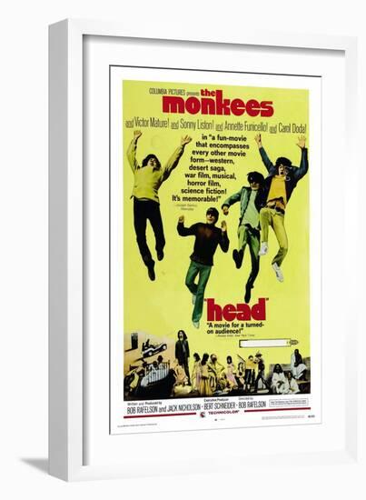 Head, The Monkees-null-Framed Premium Giclee Print