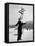 Head Waiter Rene Breguet Balancing Chair on Chin at Ice Rink of Grand Hotel-Alfred Eisenstaedt-Framed Premier Image Canvas