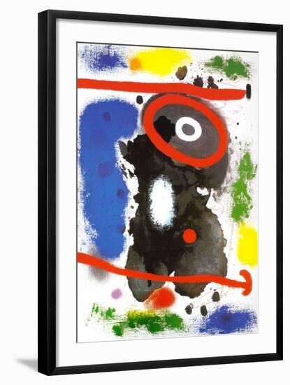 Head-Joan Miro-Framed Art Print