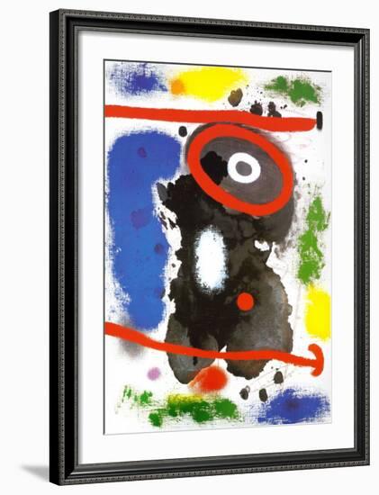 Head-Joan Miro-Framed Art Print