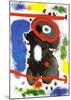 Head-Joan Miro-Mounted Art Print