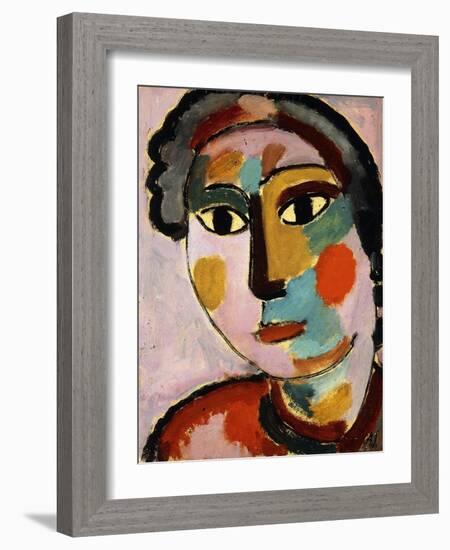 Head-Alexej Von Jawlensky-Framed Giclee Print