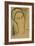 Head-Amedeo Modigliani-Framed Giclee Print