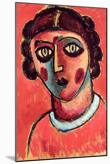 Head-Alexej Von Jawlensky-Mounted Giclee Print