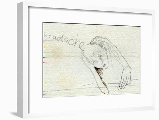 Headache, 2000-Bella Larsson-Framed Giclee Print