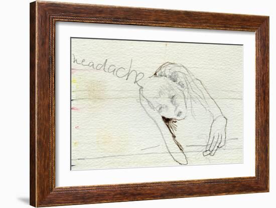 Headache, 2000-Bella Larsson-Framed Giclee Print