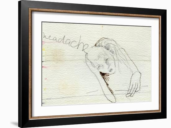 Headache, 2000-Bella Larsson-Framed Giclee Print