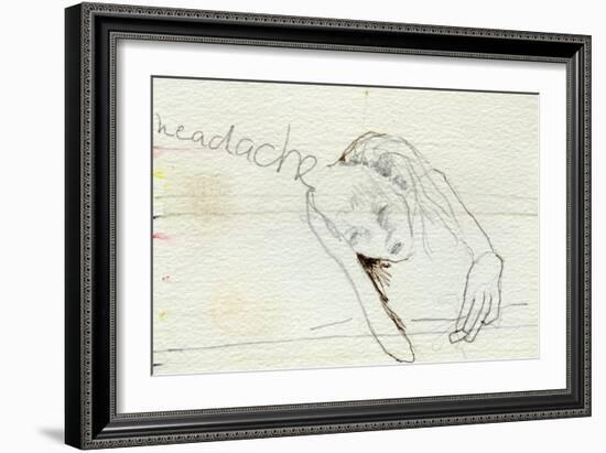 Headache, 2000-Bella Larsson-Framed Giclee Print