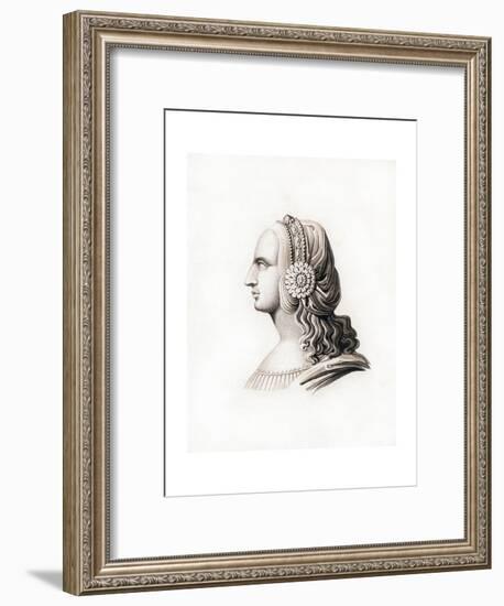 Headdress, Early 16th Century-Henry Shaw-Framed Giclee Print