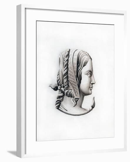 Headdress, Early 16th Century-Henry Shaw-Framed Giclee Print