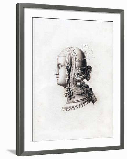 Headdress, Early 16th Century-Henry Shaw-Framed Giclee Print