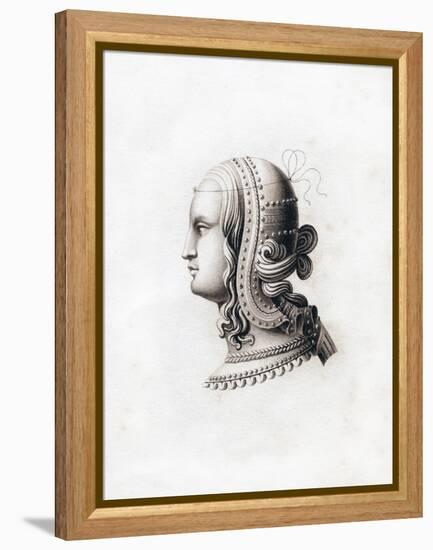 Headdress, Early 16th Century-Henry Shaw-Framed Premier Image Canvas