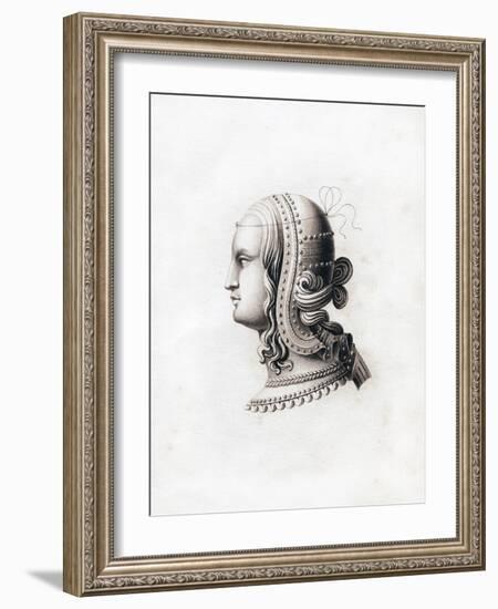 Headdress, Early 16th Century-Henry Shaw-Framed Giclee Print