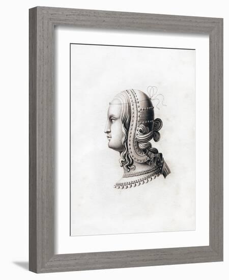 Headdress, Early 16th Century-Henry Shaw-Framed Giclee Print