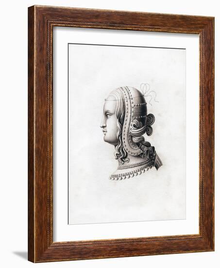 Headdress, Early 16th Century-Henry Shaw-Framed Giclee Print