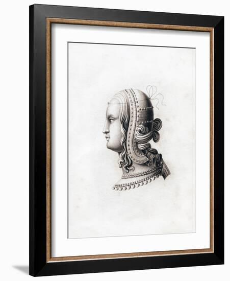 Headdress, Early 16th Century-Henry Shaw-Framed Giclee Print